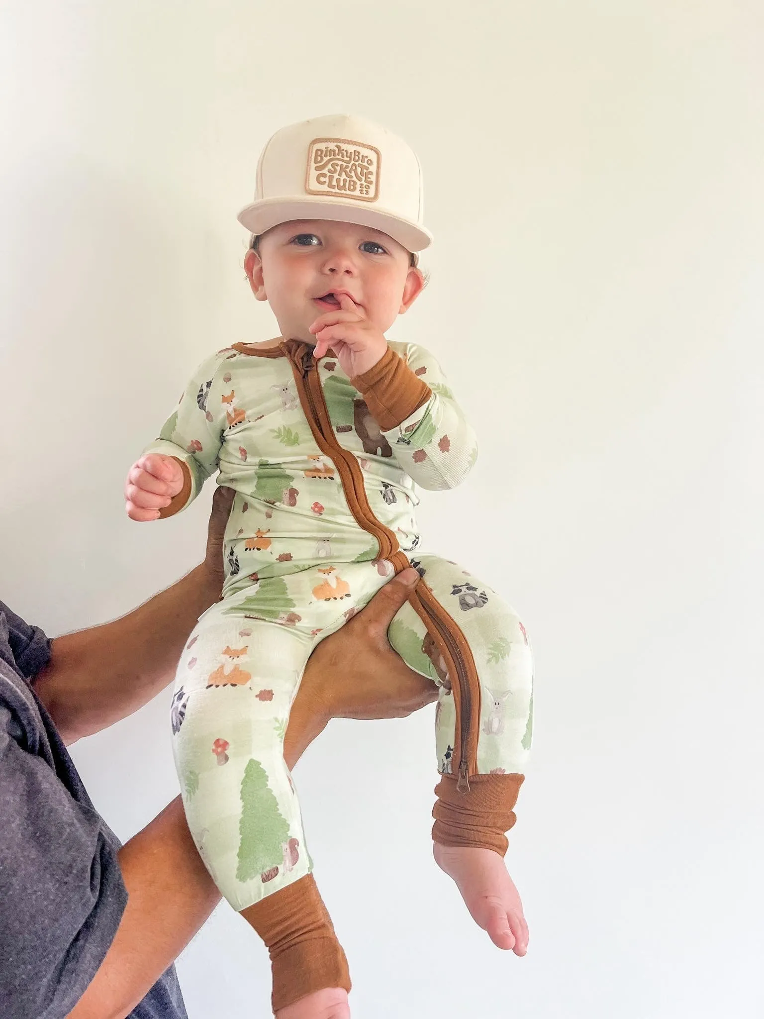Woodland Wonder Convertible Romper Pajamas
