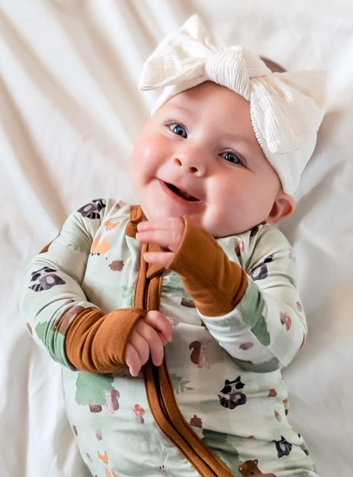 Woodland Wonder Convertible Romper Pajamas