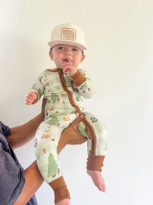 Woodland Wonder Convertible Romper Pajamas