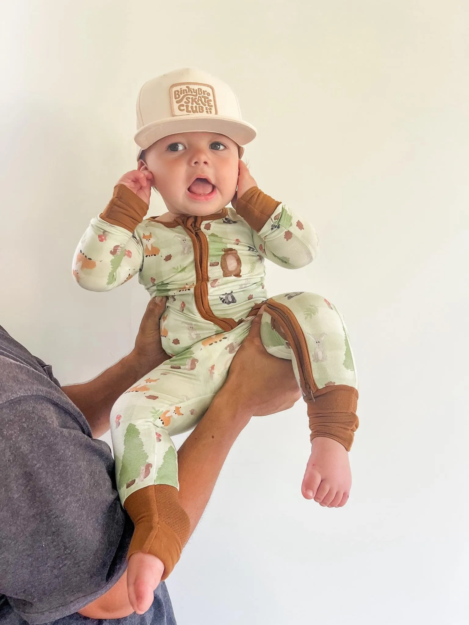 Woodland Wonder Convertible Romper Pajamas