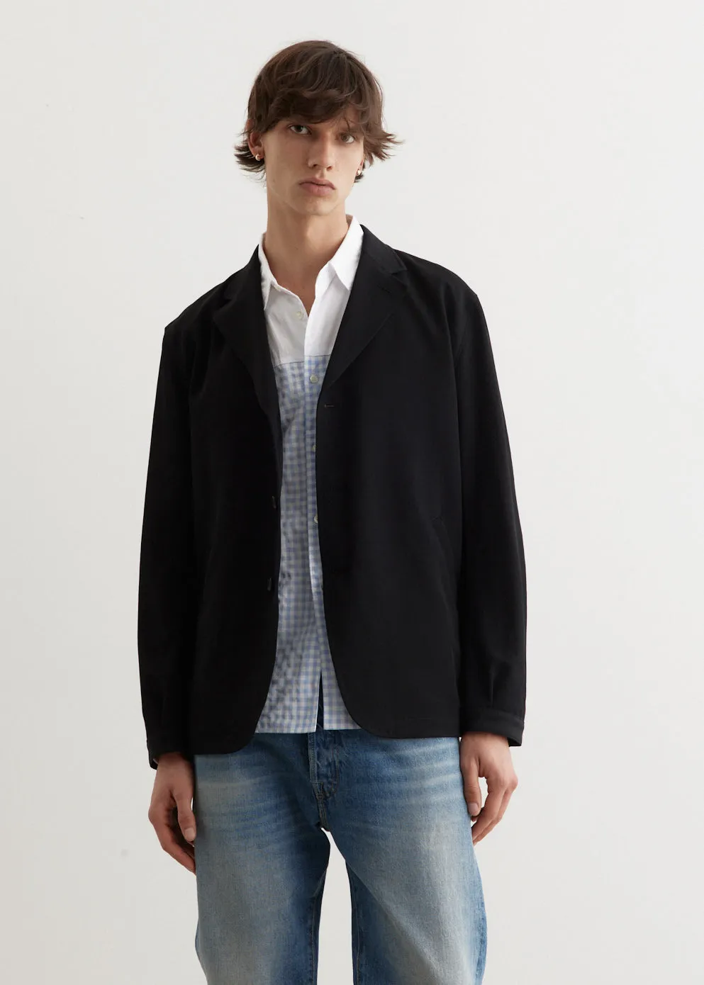 Wool Gabardine Blazer