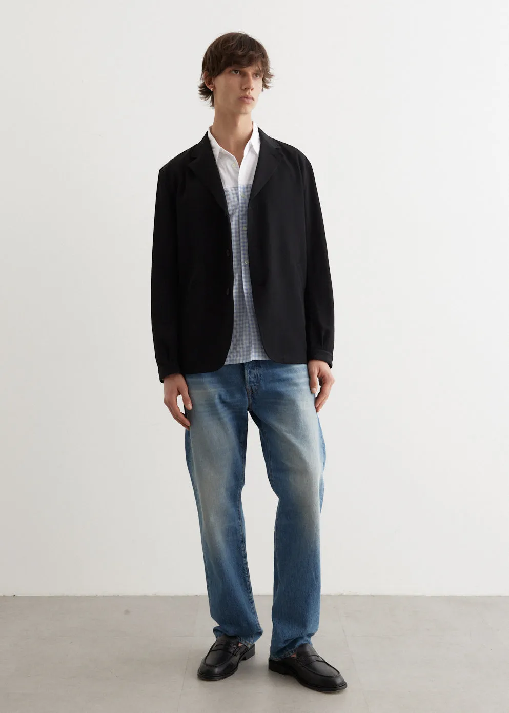 Wool Gabardine Blazer