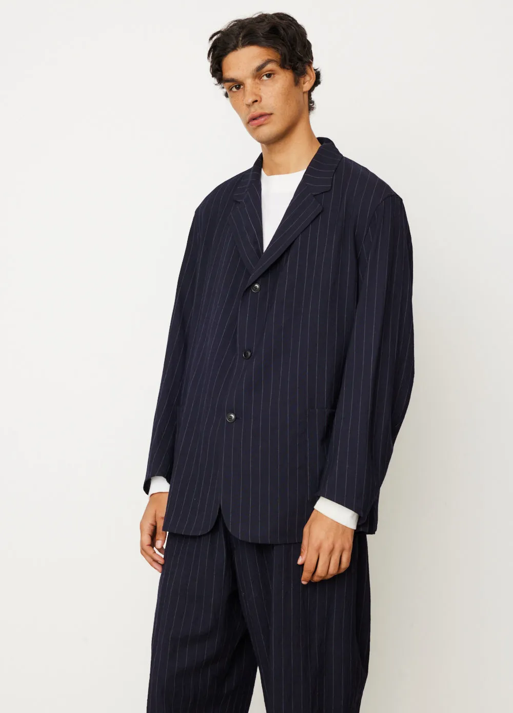 Wool Stripe Jacket