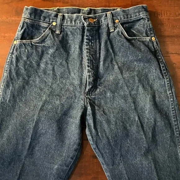 WRANGLER Vintage High Waist Made in USA Denim Jeans Size 13 Waist 32