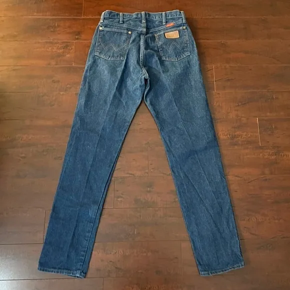 WRANGLER Vintage High Waist Made in USA Denim Jeans Size 13 Waist 32