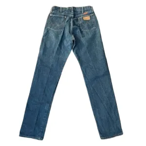 WRANGLER Vintage High Waist Made in USA Denim Jeans Size 13 Waist 32