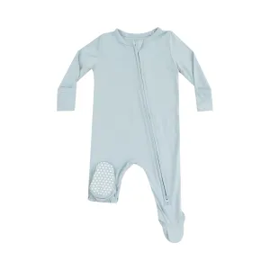 Zipper Footie | Cloud Blue